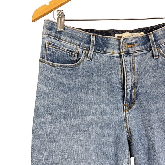 Levi's 525 Perfect Waist Straight Leg Jeans Women’s Size 10 Light Wash High Rise - Picture 3 of 8